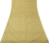 Sushila Vintage Saree Blend Cotton Super Net Printed Woven Zig Zag Sari Fabric