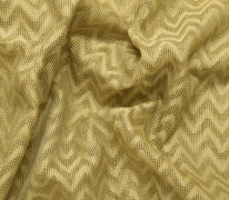 Sushila Vintage Saree Blend Cotton Super Net Printed Woven Zig Zag Sari Fabric