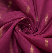 Sushila Vintage Purple Saree Silk Blend Weaving Floral Sari 5 Yard Craft Fabric