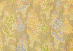 Sushila Vintage Green Saree 100% Pure Silk Woven Floral Sari 5 Yard Craft Fabric
