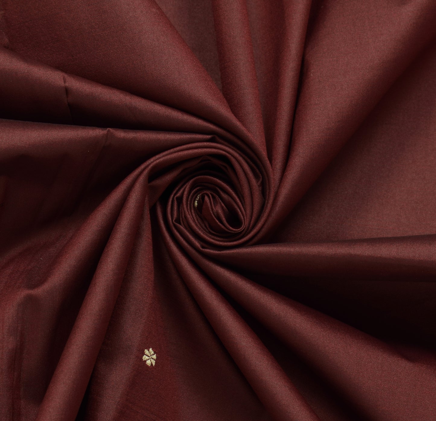 Sushila Vintage Maroon Saree Art Silk Woven Floral Pallu Border Sari 6Yds Fabric