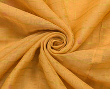 Sushila Vintage Peach Saree 100% Pure Silk Zari Woven Patch Work Beaded Fabric