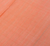 Sushila Vintage Peach Indian Saree 100% Pure Cotton Woven Super Net Sari Fabric