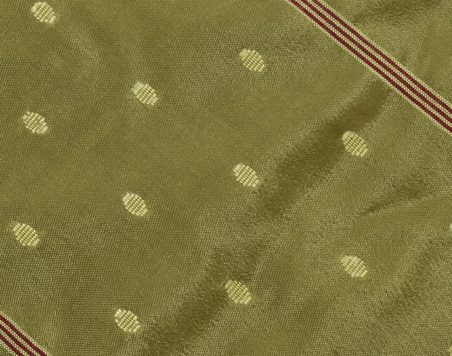 Sushila Vintage Green Saree Pure Silk Handwoven Paisley Indian Sari Craft Fabric