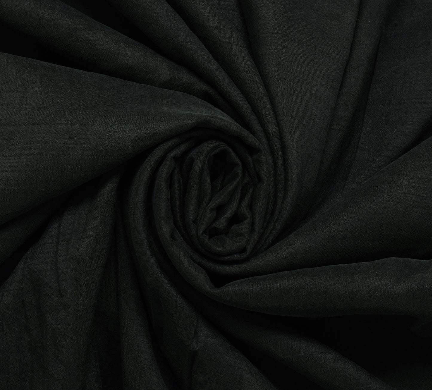 Sushila Vintage Black Saree Handwoven Peacock Border Pallu Pure Silk Sari Fabric
