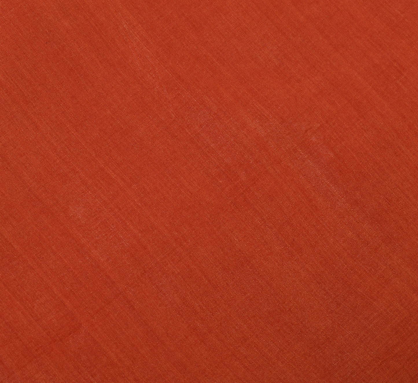 Sushila Vintage Orange Saree Puree Tussar Silk Embroidered Floral Sari Fabric