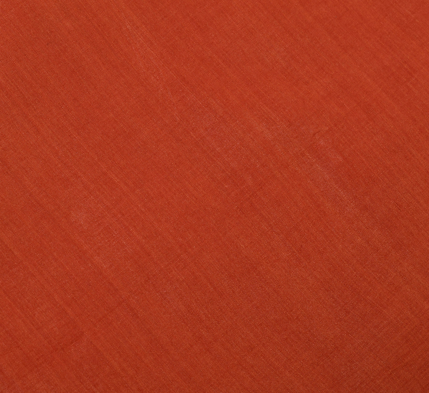 Sushila Vintage Rusty Orange Saree Puree Silk Embroidered Floral Sari Fabric