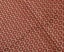Sushila Vintage Maroon Saree 100% Pure Silk All Over Weaving Floral Sari Fabric