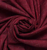 Sushila Vintage Maroon Saree Pure Cotton Hand Woven Ikkat Patola Sari Fabric
