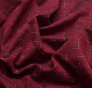 Sushila Vintage Maroon Saree Pure Cotton Hand Woven Ikkat Patola Sari Fabric