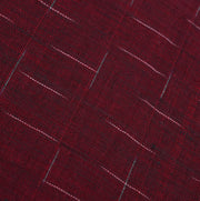 Sushila Vintage Maroon Saree Pure Cotton Hand Woven Ikkat Patola Sari Fabric