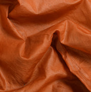 Sushila Vintage Rust Saree 100% Pure Silk Woven & Hand Beaded Floral Sari Fabric