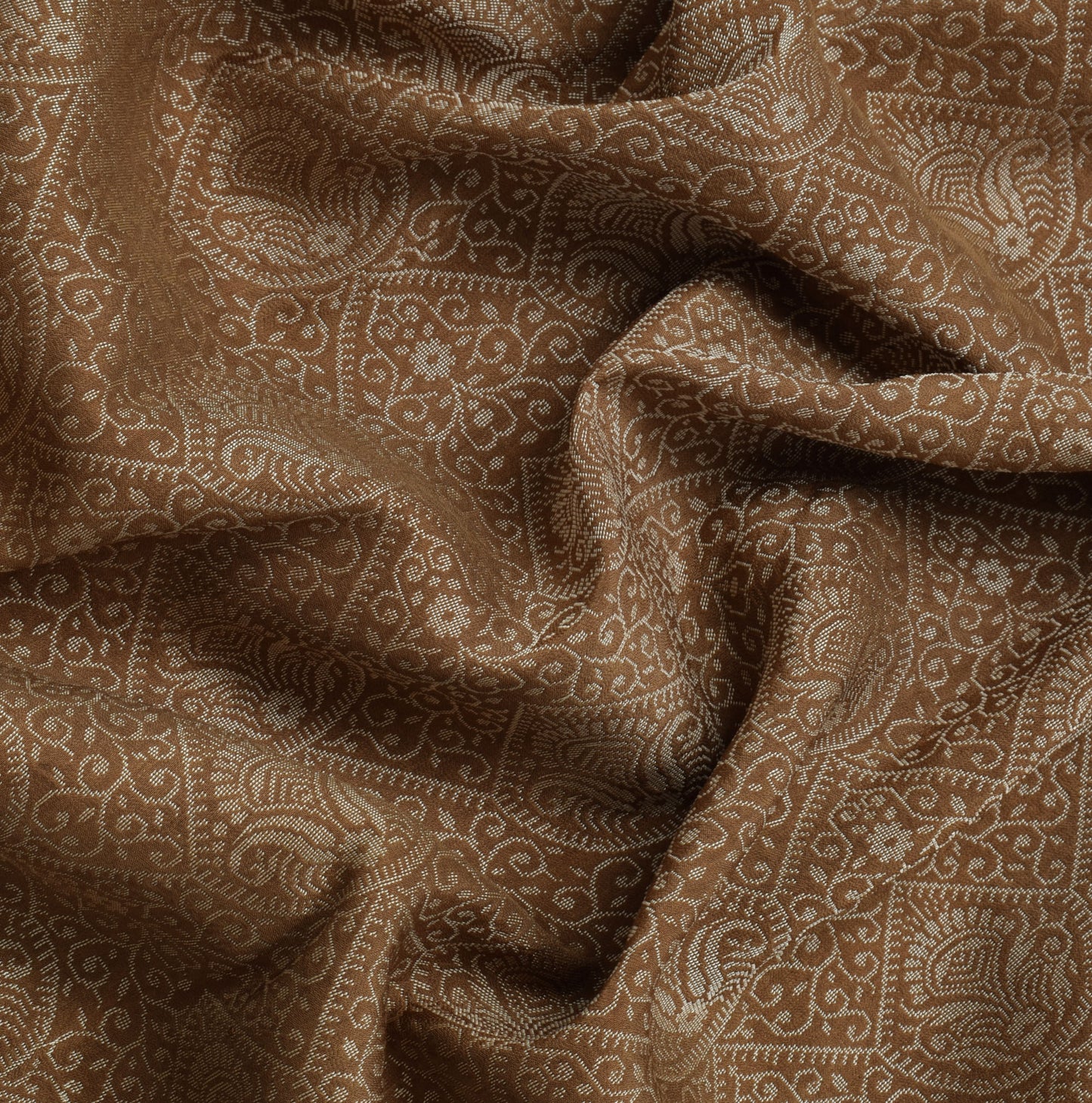 Share Sushila Vintage Green Premium Saree Pure silk Handloom HEAVY Woven Sari Fabric