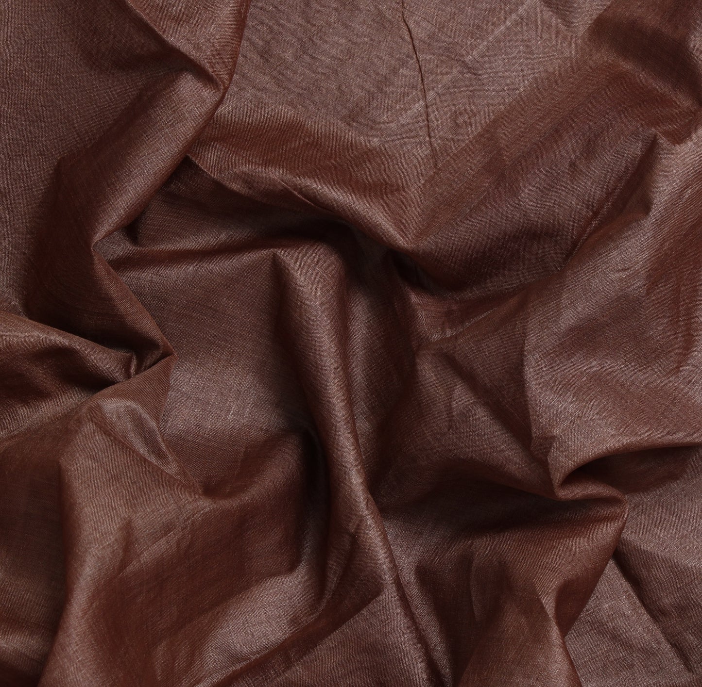 Sushila Vintage Brown Indian Saree Pure Silk Embroidered Floral Sari Fabric