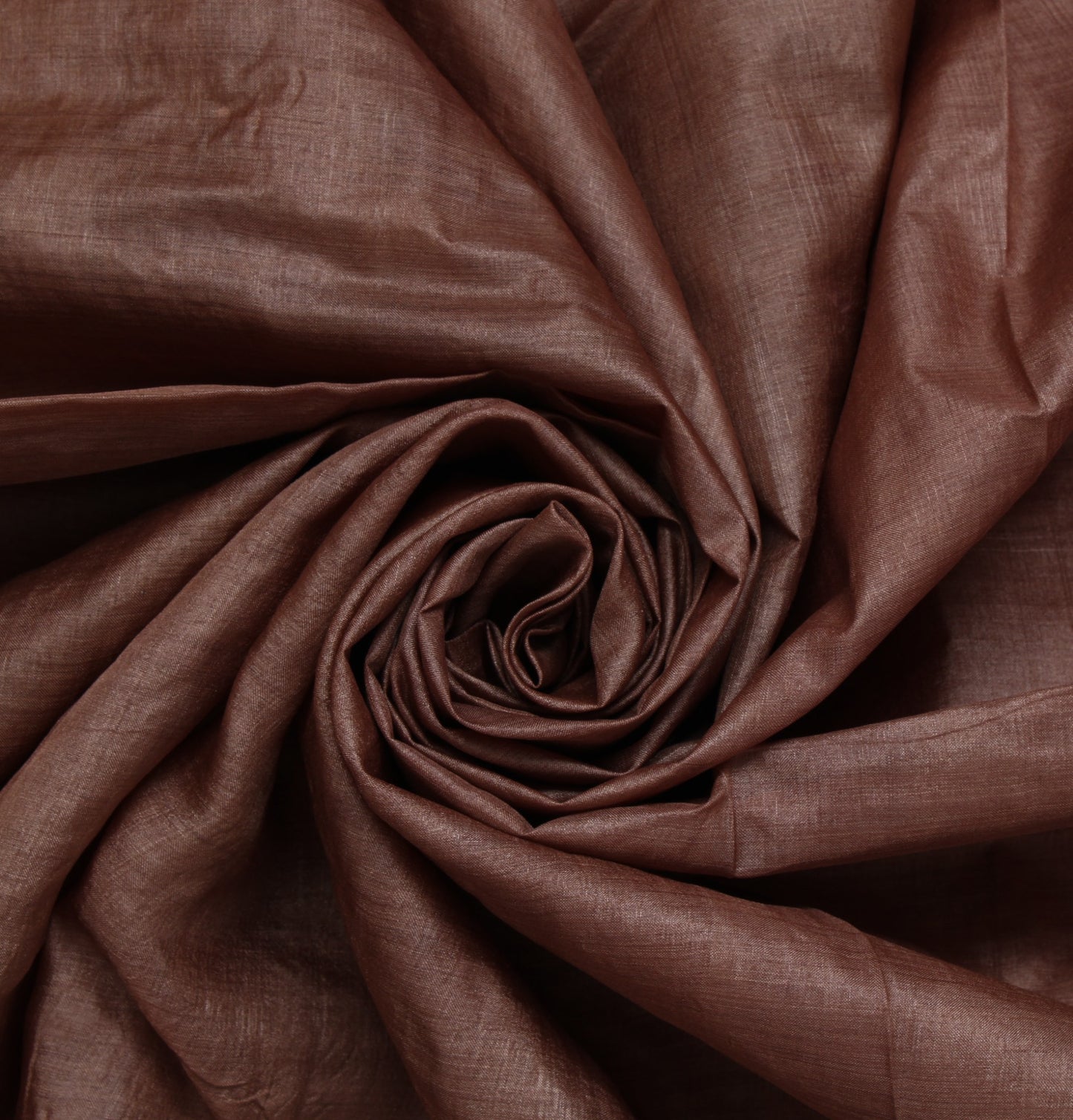 Sushila Vintage Brown Indian Saree Pure Silk Embroidered Floral Sari Fabric