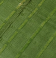 Sushila Vintage Green Saree 100% Pure Silk Embroidered Woven Sari 5 Yard Fabric