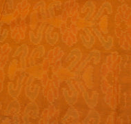 Sushila Vintage Mustard Indian Saree Pure Cotton Woven Sari 5 Yard 5 Yard Fabric