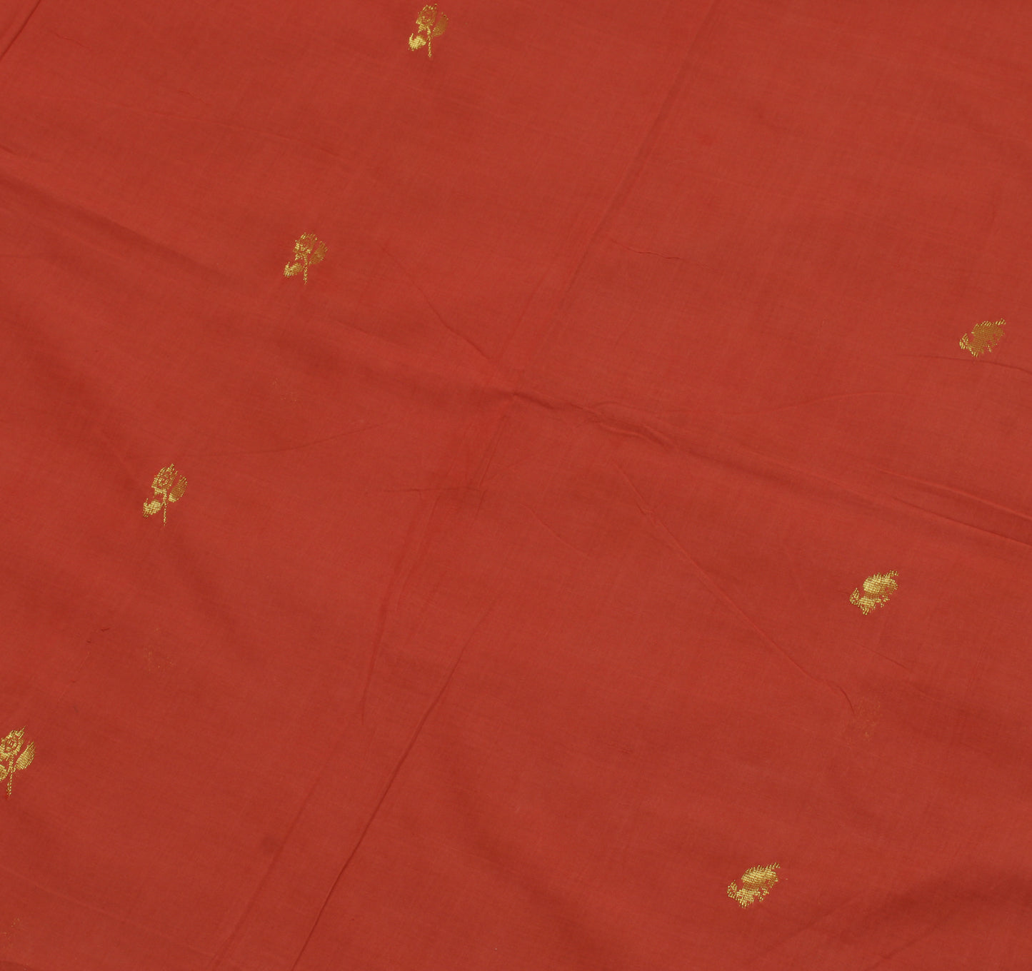 Sushila Vintage Peach Saree Pure Handloom Cotton Zari Woven Animal Motifs Sari Craft Fabric