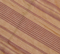 Sushila Vintage Brown Indian Saree 100% Pure Cotton Woven Peacock Sari Fabric