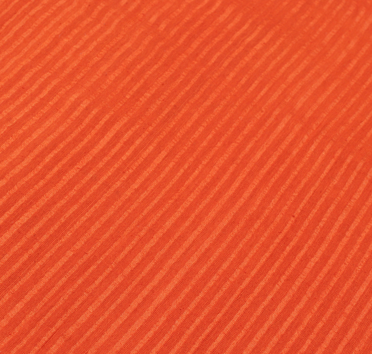 Sushila Vintage Orange Saree 100% Pure Silk Printed & Woven Sari Craft 6 Yard Fabric