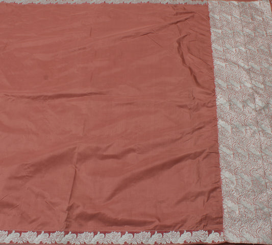 Sushila Vintage Indian Saree Blend Silk  Zari Woven Craft Decor Sari Fabric