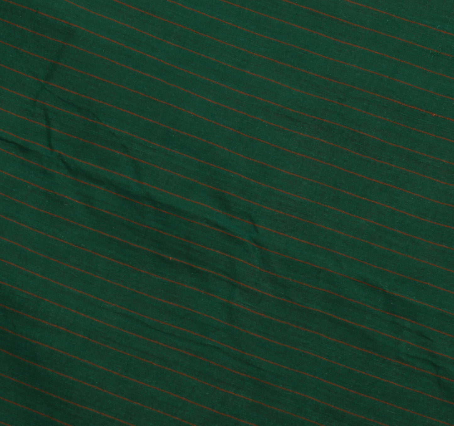 Sushila Vintage Indian Saree 100% Pure Cotton Woven Peacock Sari Craft Fabric
