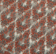 Sushila Vintage Indian Saree 100% Pure Silk All Over Woven Floral Sari Fabric