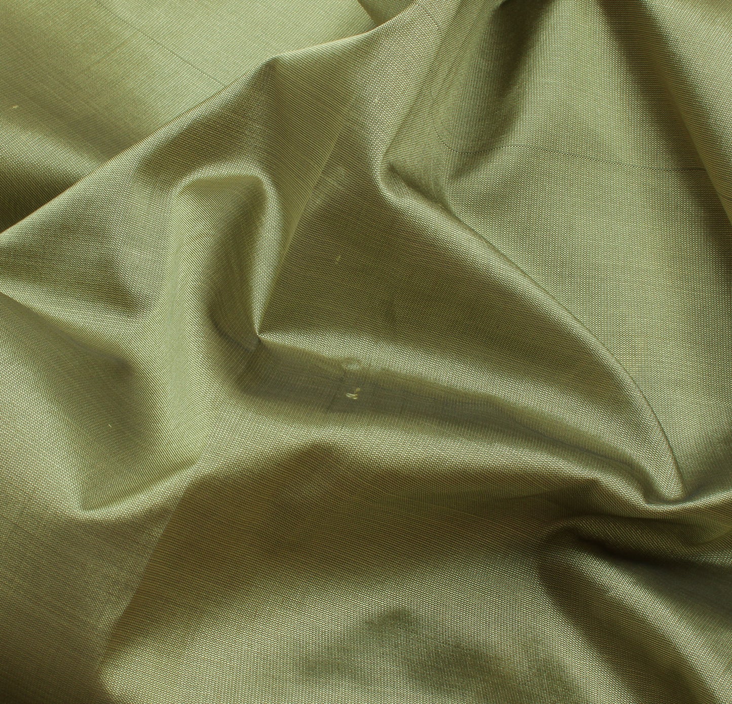 Sushila Vintage Green Indian Saree Blend Silk Woven Paisley Sari Craft Fabric