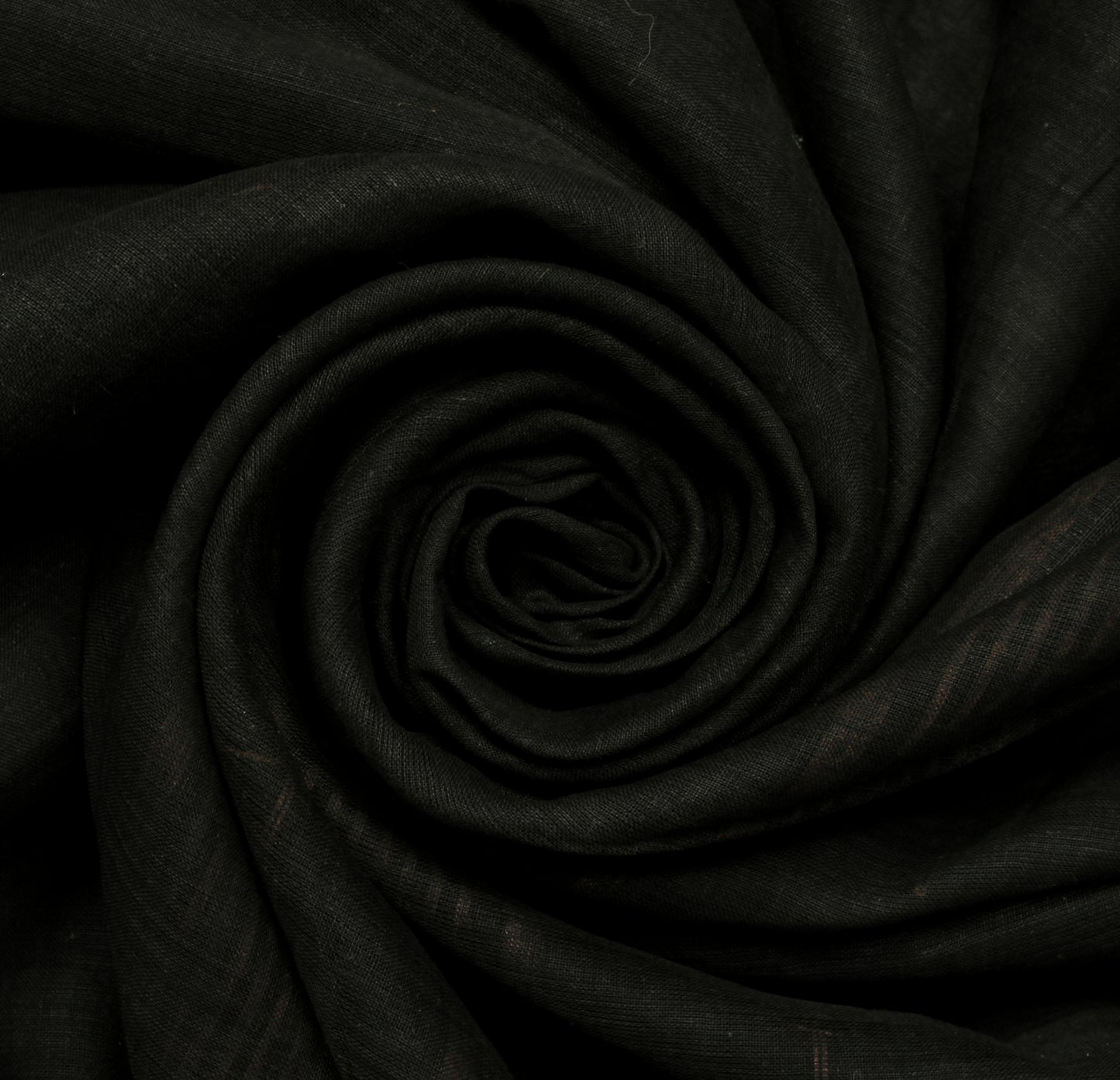 Sushila Vintage Black Indian Saree Pure Cotton Woven Sari Craft Sari Fabric