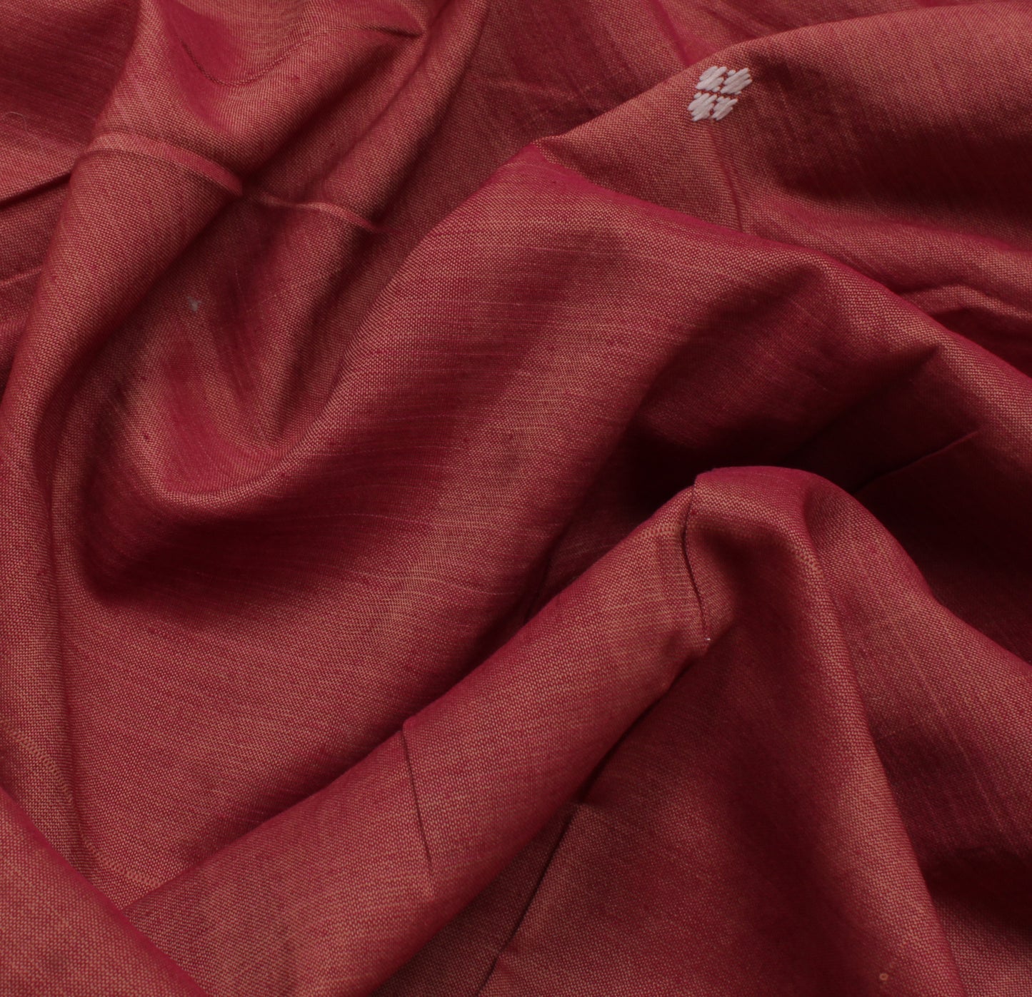 Sushila Vintage Indian Sari Pure Cotton Hand Woven Ikat Patola Sari Craft Fabric