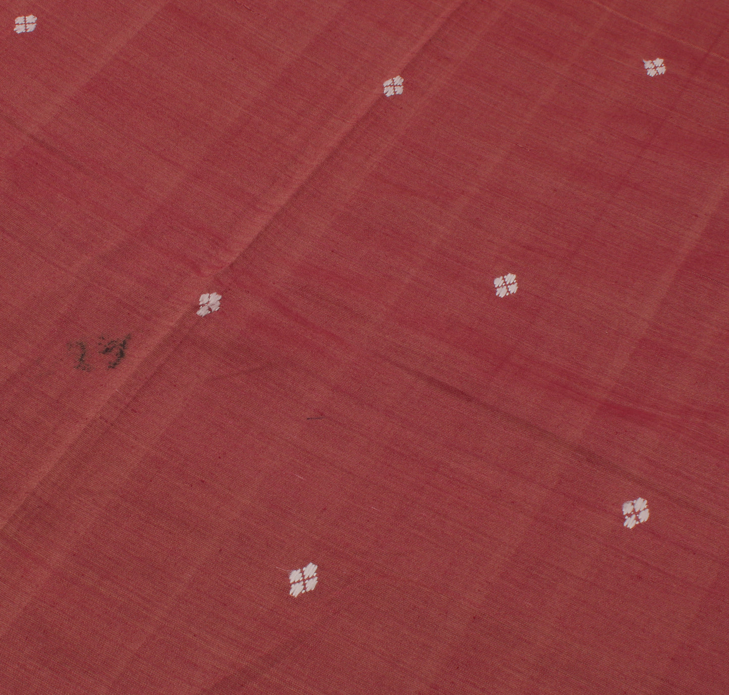 Sushila Vintage Indian Sari Pure Cotton Hand Woven Ikat Patola Sari Craft Fabric