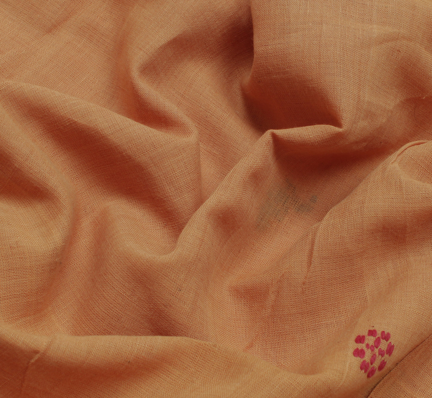 Sushila Vintage Brown Saree Pure Cotton Hand Woven Ikat Patola Sari Craft Fabric