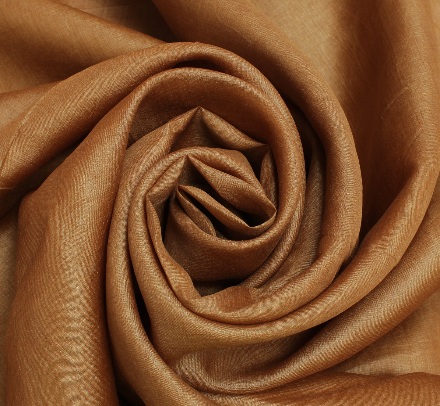 Sushila Vintage Brown Saree Pure Silk Hand Beaded Zardozi Floral Sari Fabric