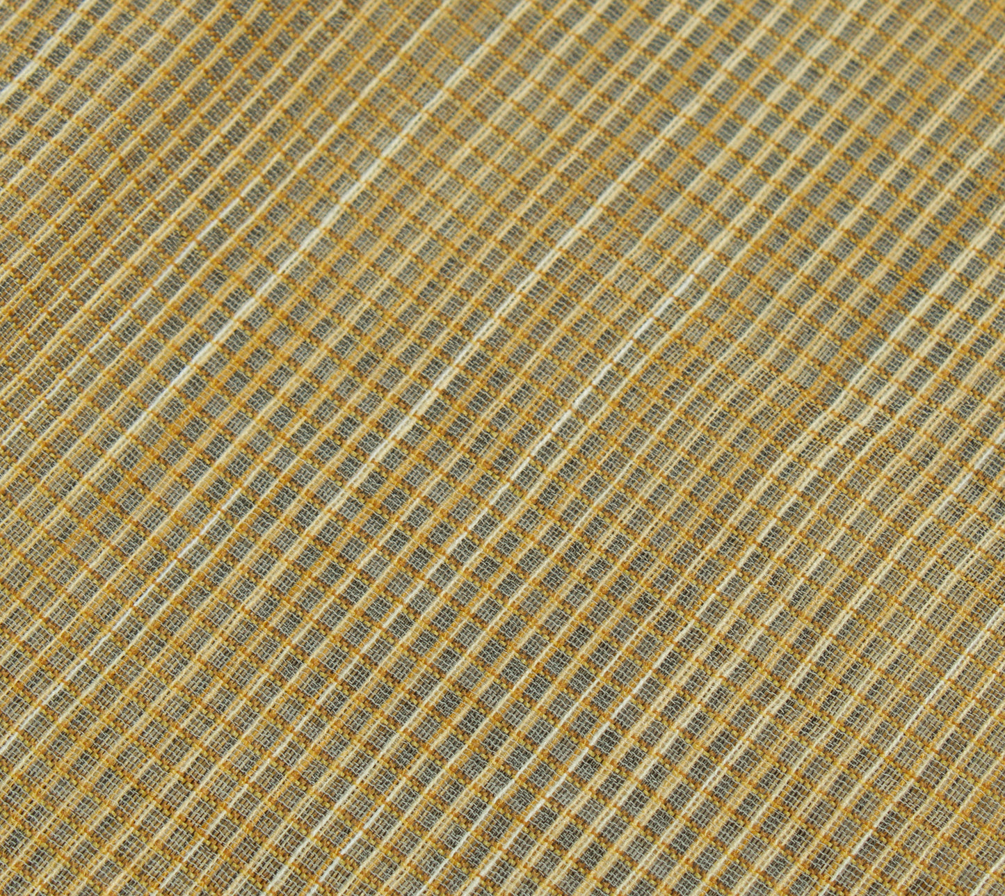 Sushila Vintage Brown Indian Saree Blend Cotton Woven Sari Craft 5 Yard Fabric