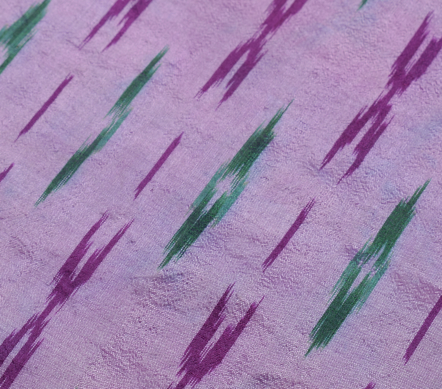 Sushila Vintage Purple Saree Pure Silk Hand Woven Ikat Patola Sari Craft Fabric