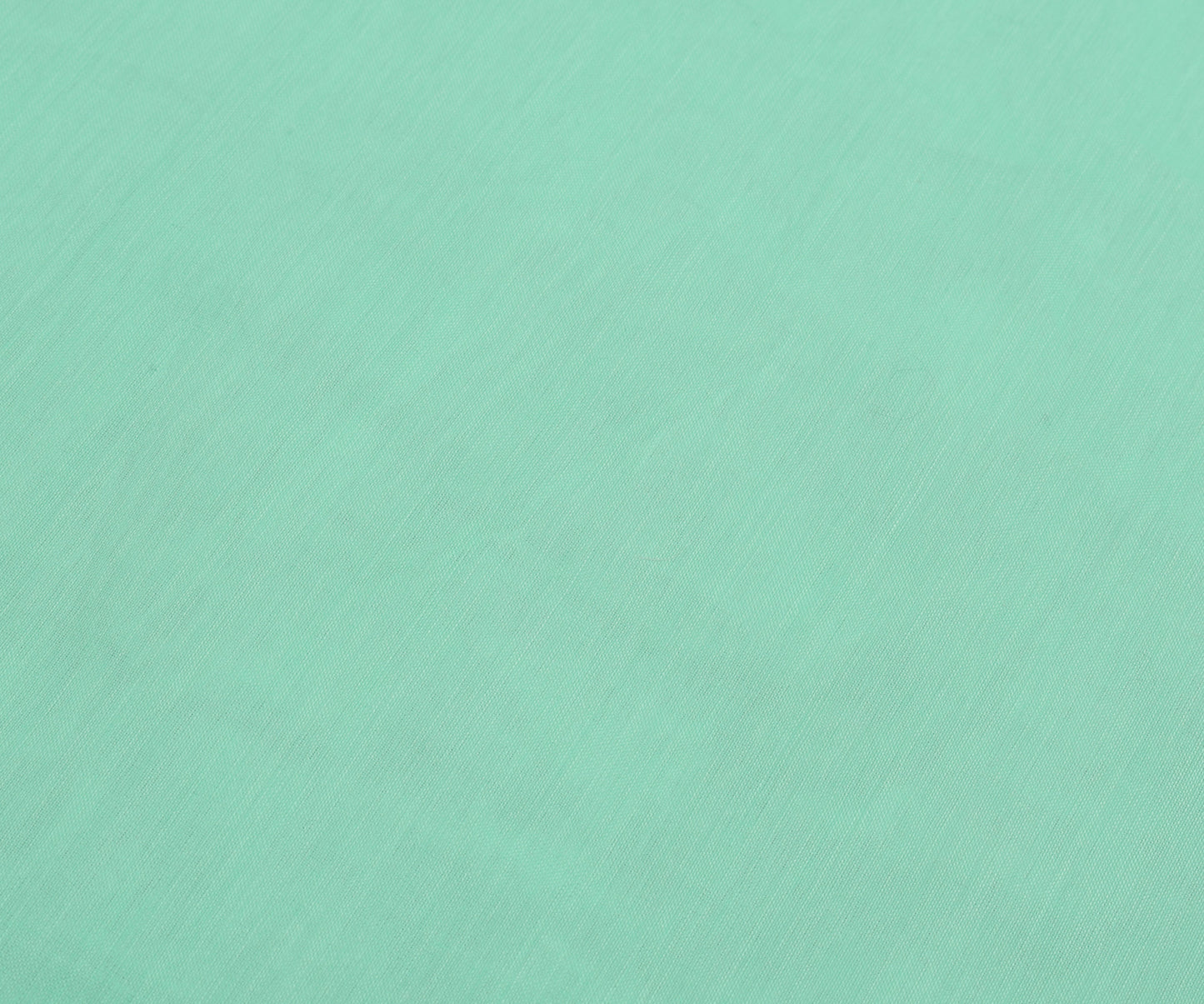 Sushila Vintage Indian Turquoise Green Plain Saree Woven Border Art Georgette Sari Craft Fabric