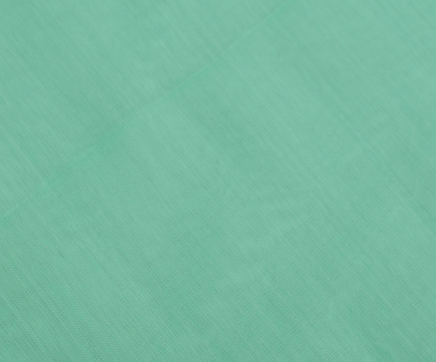 Sushila Vintage Indian Turquoise Green Plain Saree Woven Border Art Georgette Sari Craft Fabric
