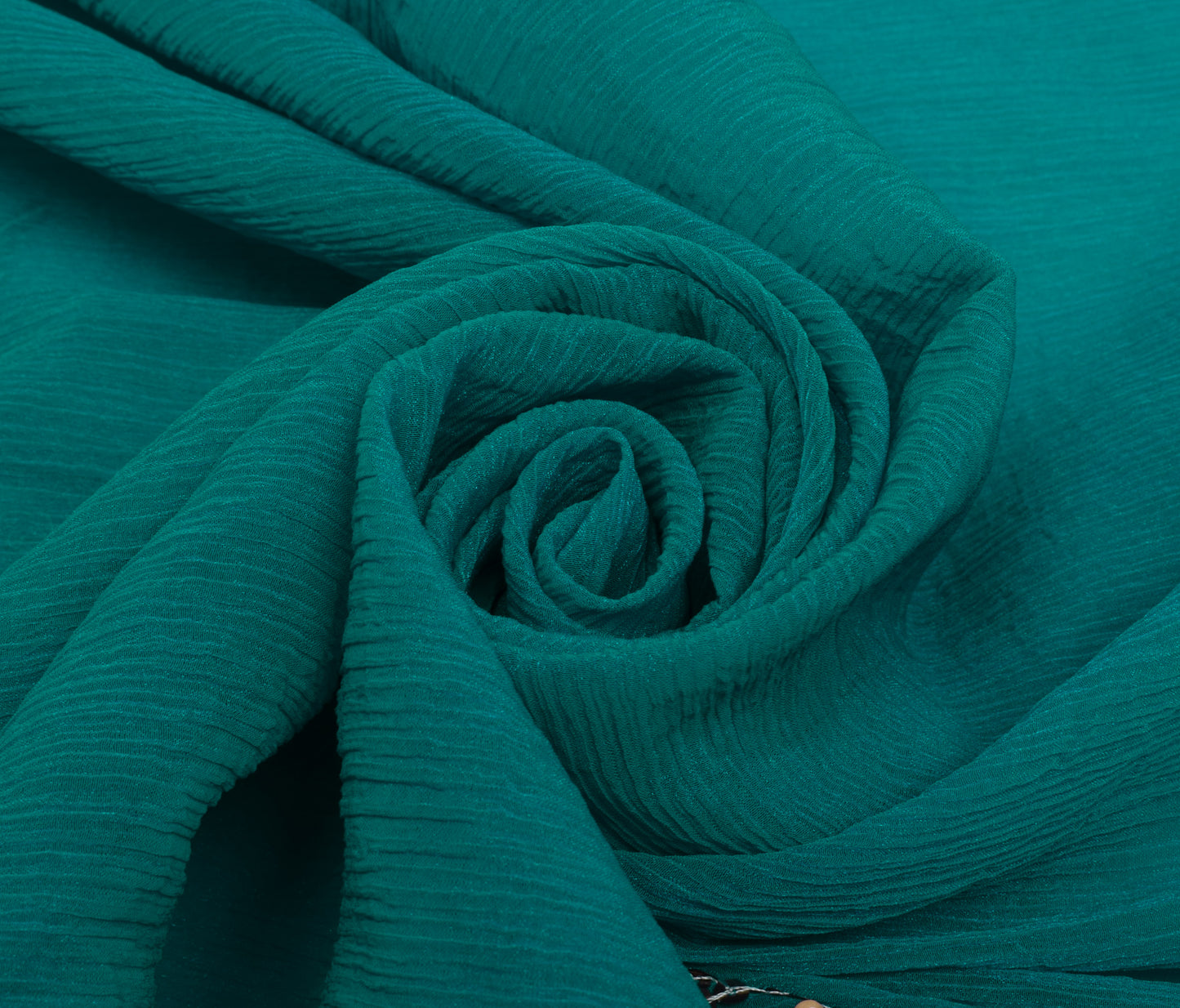 Sushila Vintage Teal Blue Saree Blend Tissue Silk Embroidered Floral Sari Fabric