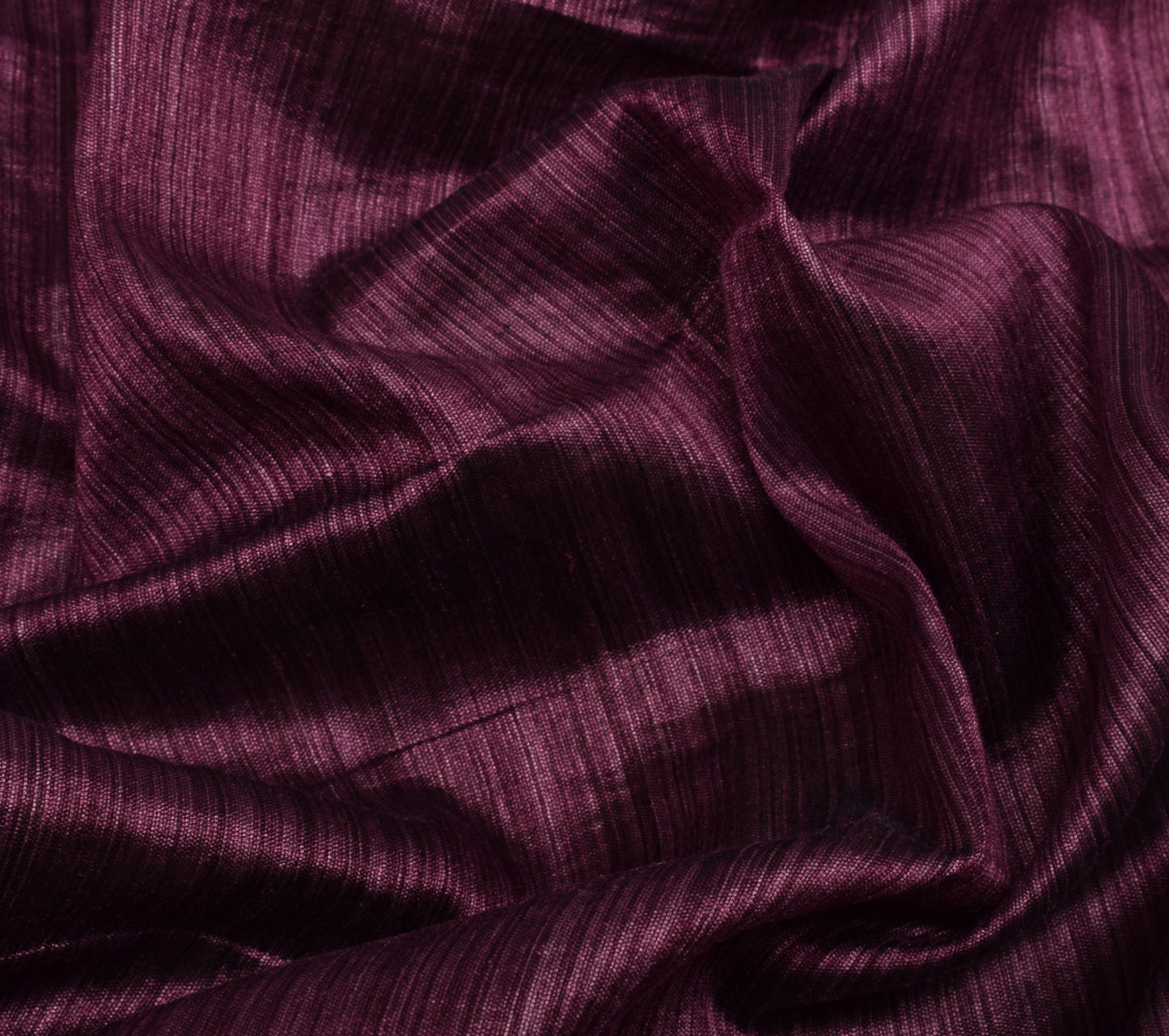 Sushila Vintage Purple Saree Blend Silk Embroidered Floral Sari Craft Fabric