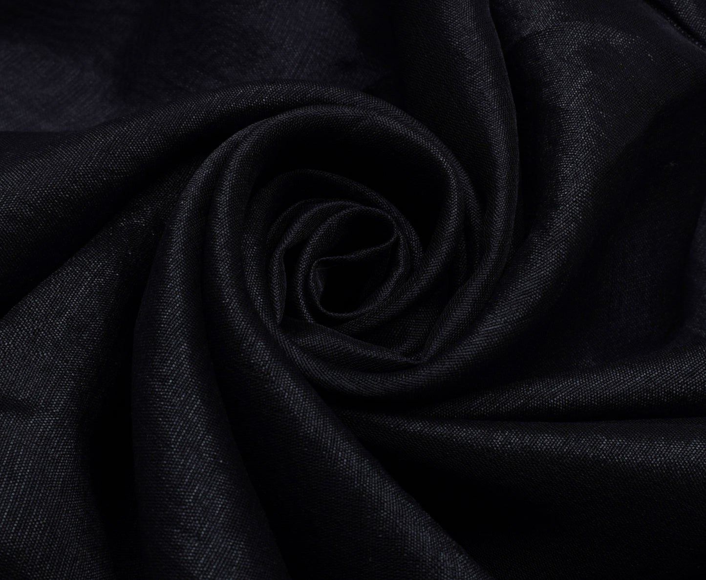 Sushila Vintage Black Saree Blend Silk Embroidered Paisley Sari Craft Fabric