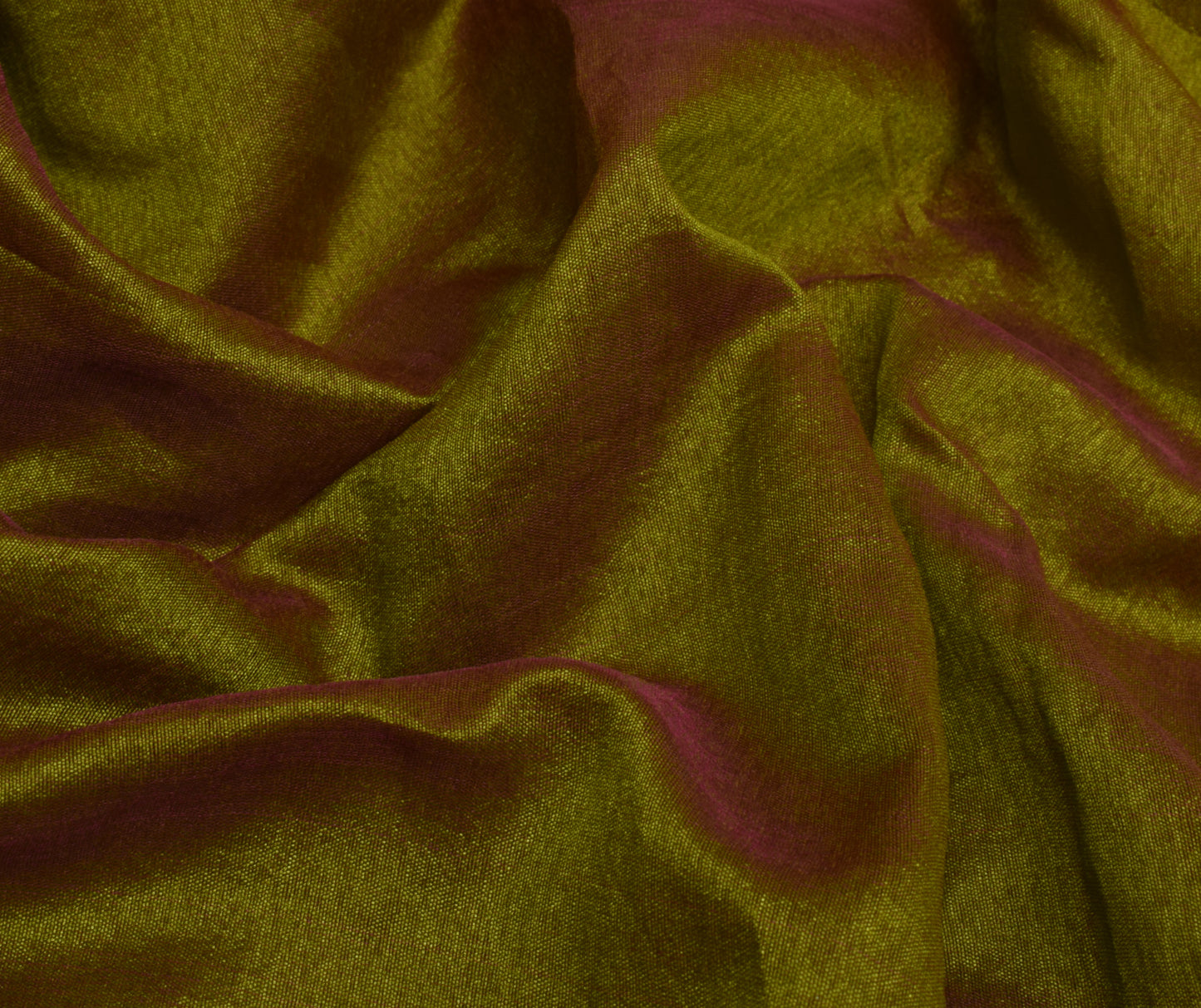 Sushila Vintage Indian Green Saree Blend Silk Woven Sari 5 Yard Craft Fabric