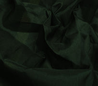 Sushila Vintage Indian Green Saree Blend Cotton Woven Sari 5 Yard Craft Fabric