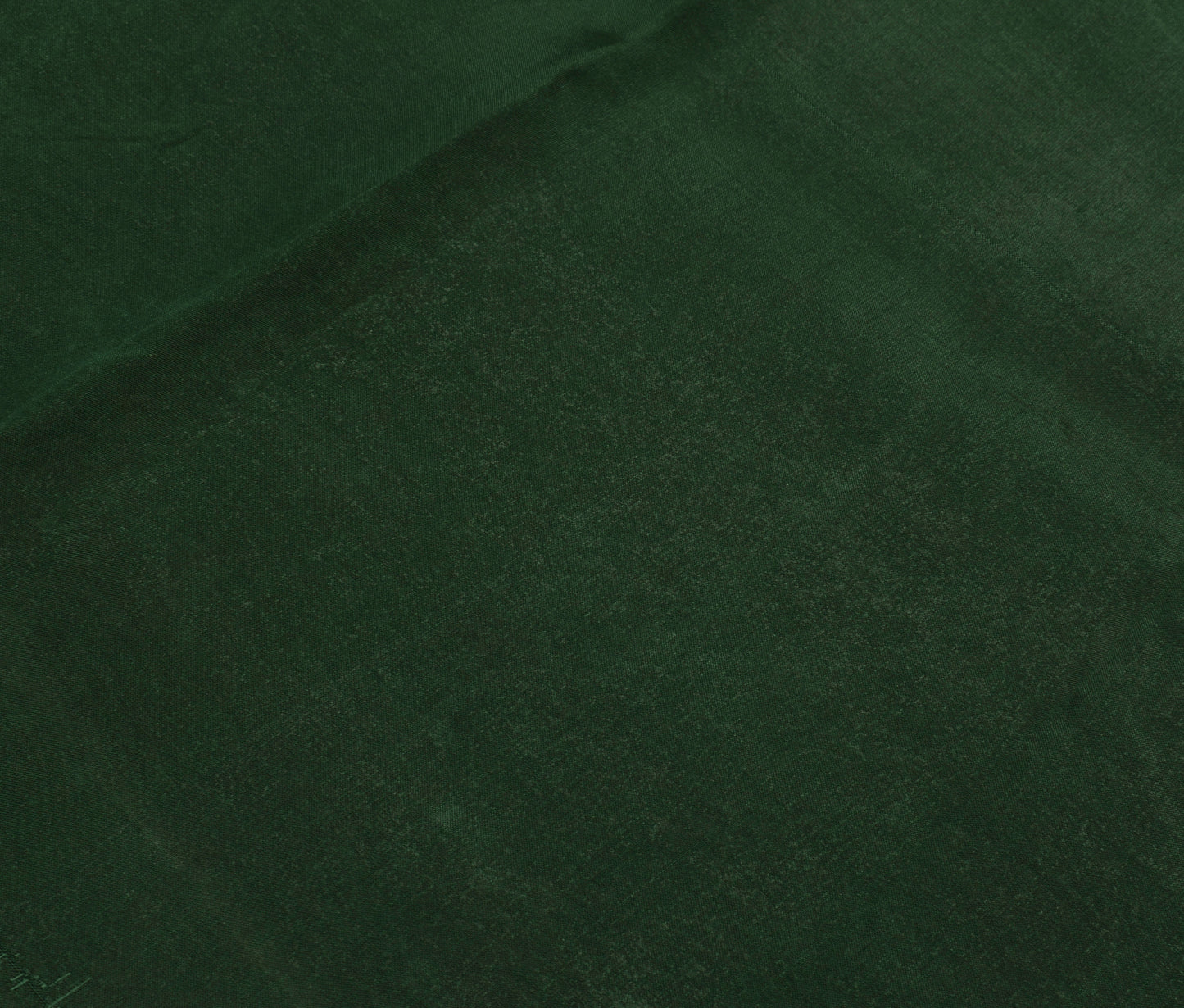 Sushila Vintage Indian Green Saree Blend Cotton Woven Sari 5 Yard Craft Fabric