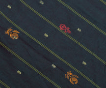 Sushila Vintage Indian Saree 100% Pure Cotton Woven Floral Sari 5 Yard Fabric
