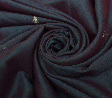 Sushila Vintage Indian Saree 100% Pure Cotton Woven Floral Sari 5 Yard Fabric