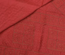 Sushila Vintage Indian Saree 100% Pure Silk Hand Beaded 5 Yard Sari Craft Fabric