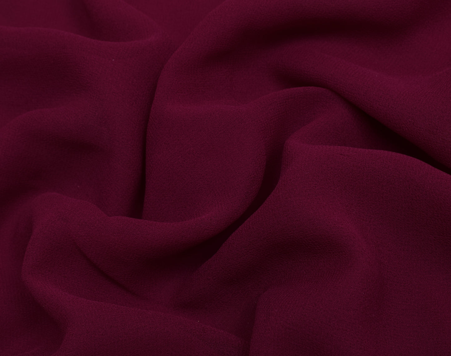Sushila Vintage Garnet Saree Blend Georgette Embroidered Floral Sari Fabric