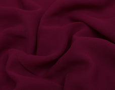Sushila Vintage Garnet Saree Blend Georgette Embroidered Floral Sari Fabric