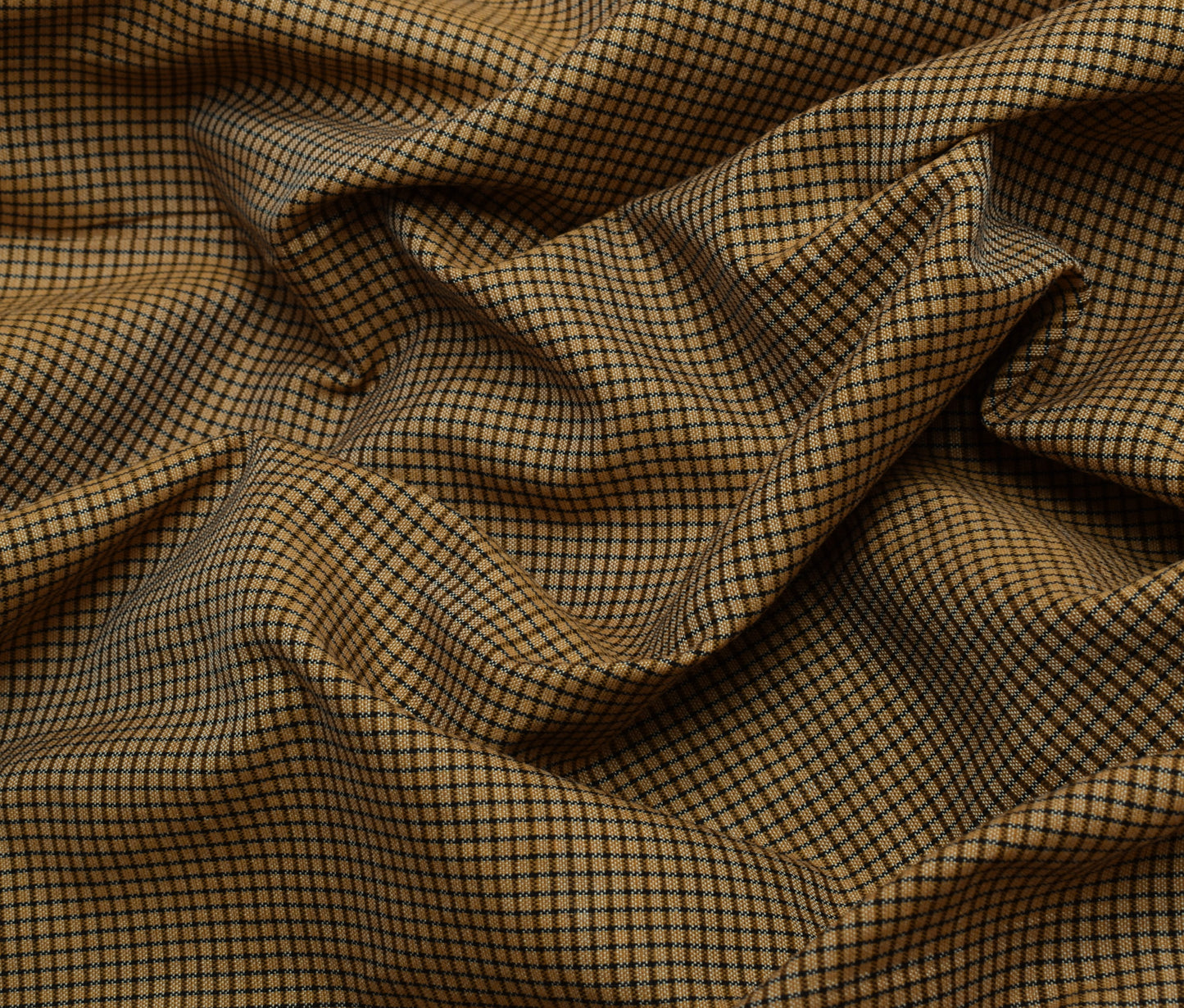 Sushila Vintage Indian Brown Saree Blend Cotton Woven Sari Craft Sari Fabric