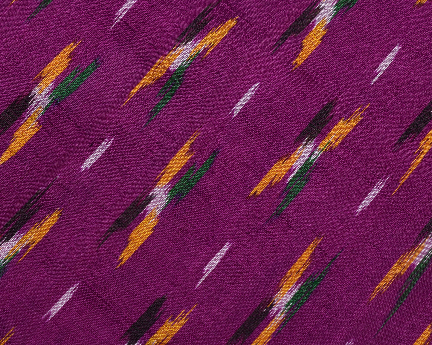 Sushila Vintage Purple Saree Pure Silk Hand Woven Ikat Patola Sari Craft Fabric